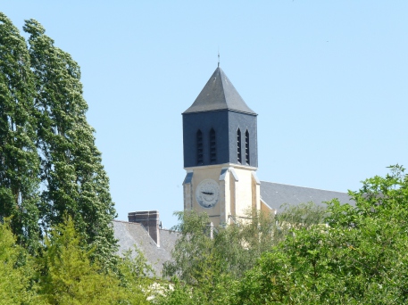 Eglise vue du camping